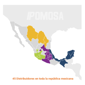 Zona de distribución POMOSA Zona de distribución POMOSA